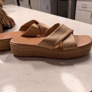 Women's Tan Espadrille Sandals